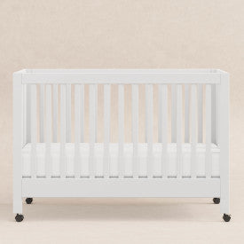 Maki Full-Size Portable Folding Crib with Toddler Bed Conversion Kit - Kid's Stuff Superstore