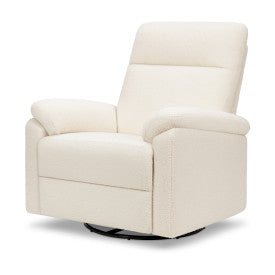 Davinci Suzy Swivel Recliner - Frost Grey - Kid's Stuff Superstore