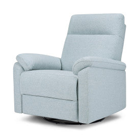 Davinci Suzy Swivel Recliner - Frost Grey - Kid's Stuff Superstore