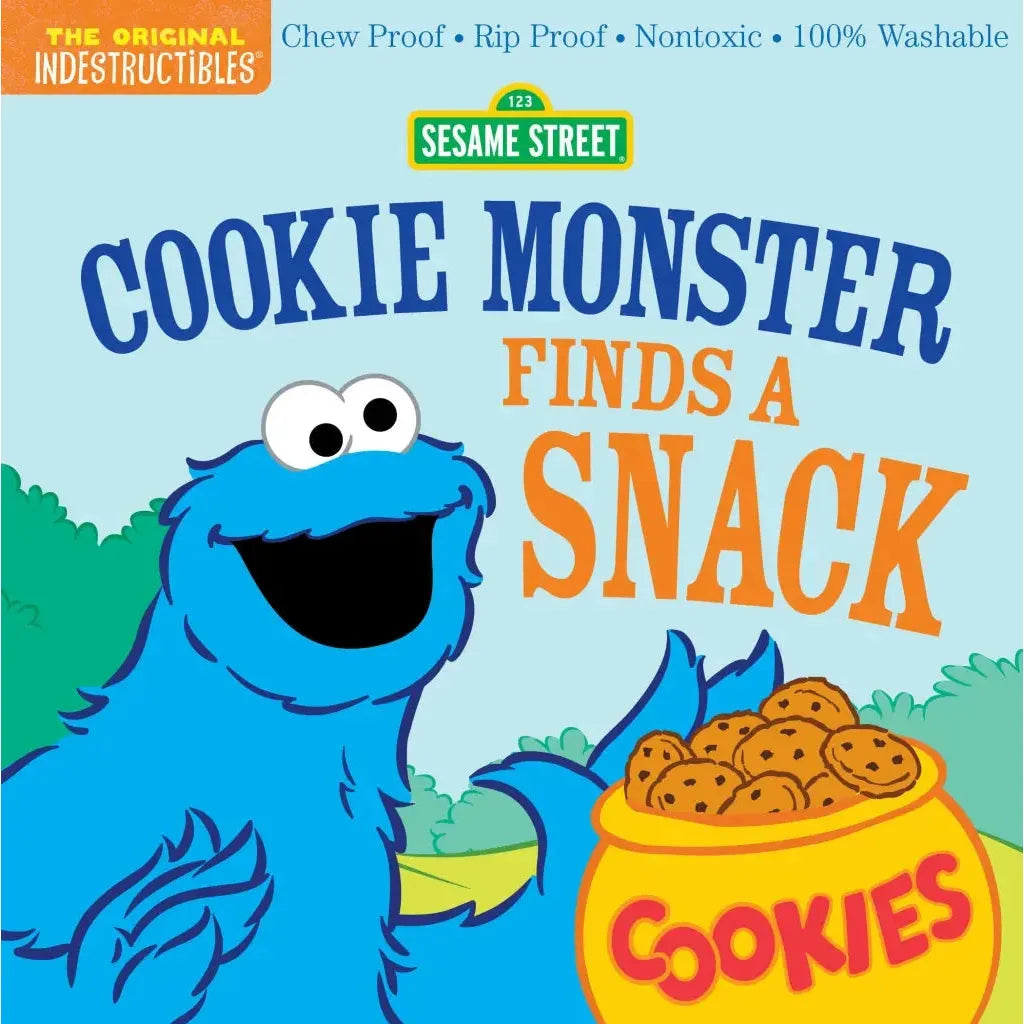 Indestructibles Book - Cookie Monster Finds a Snack - Kid's Stuff Superstore