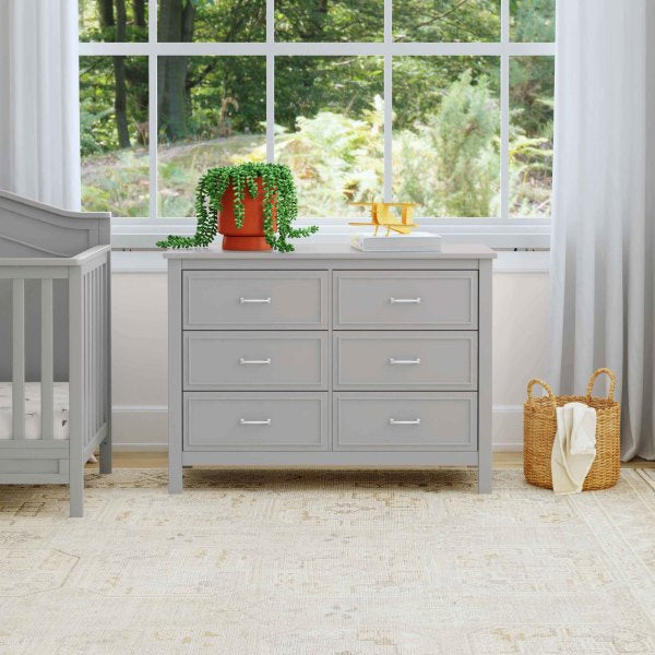 DaVinci Charlie 6-Drawer Double Dresser - Kid's Stuff Superstore