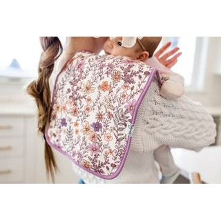 Copper Pearl Premium Baby Burp Cloths 3-Pack - Flora - Kid's Stuff Superstore