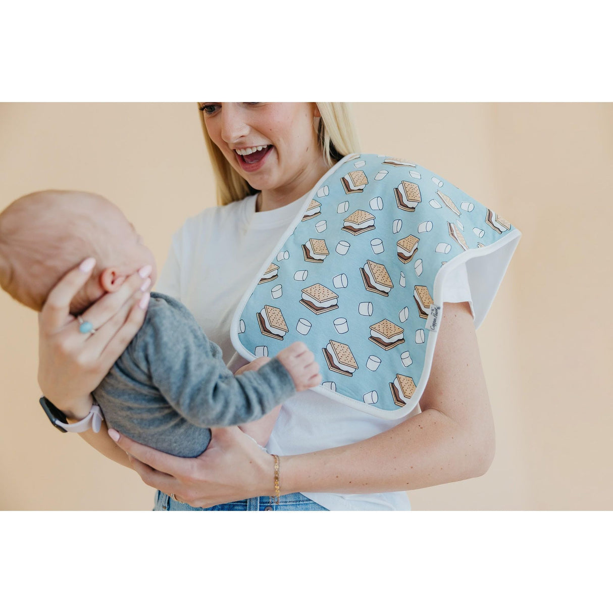 Copper Pearl Premium Baby Burp Cloths 3-Pack - Bridger - Kid's Stuff Superstore