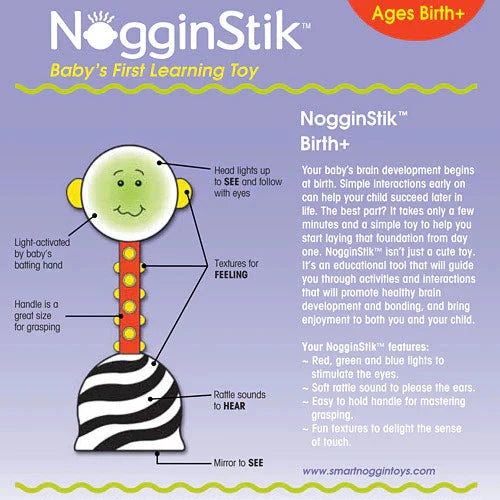 NogginStik Developmental Rattle - Kid's Stuff Superstore