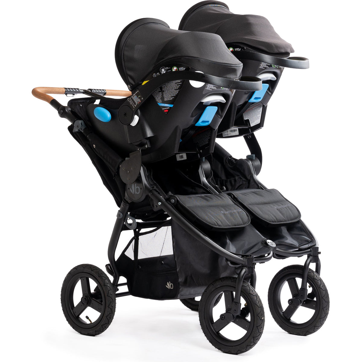 Bumbleride Indie Twin Car Seat Adapter, Set | Clek / Cybex / Nuna / Maxi Cosi