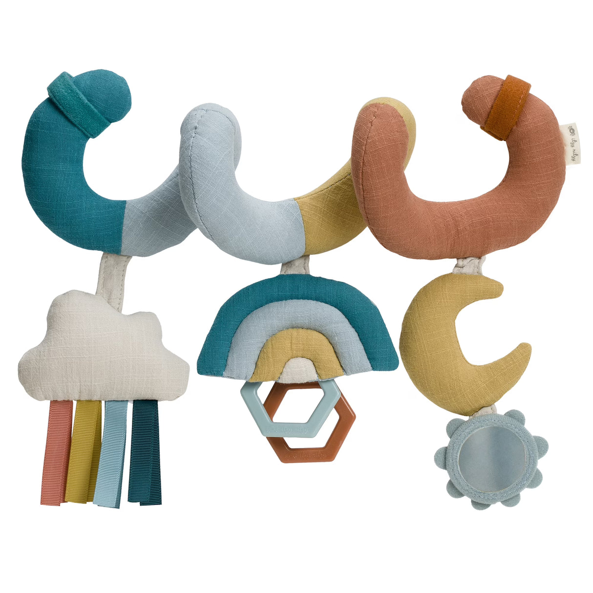 Itzy Ritzy Itzy Bitzy Spiral Car Seat Activity - Rainbow - Kid's Stuff Superstore