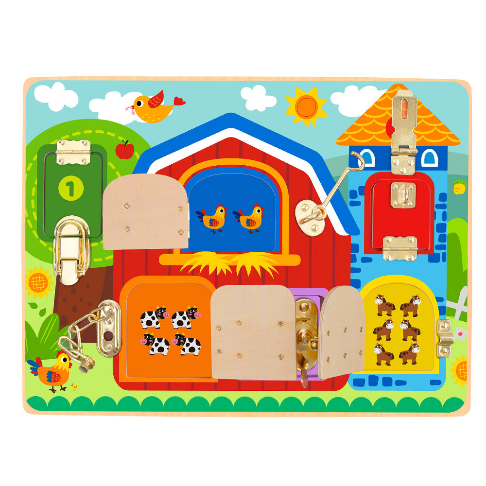 Farm Latches Activity Board - Kid's Stuff Superstore