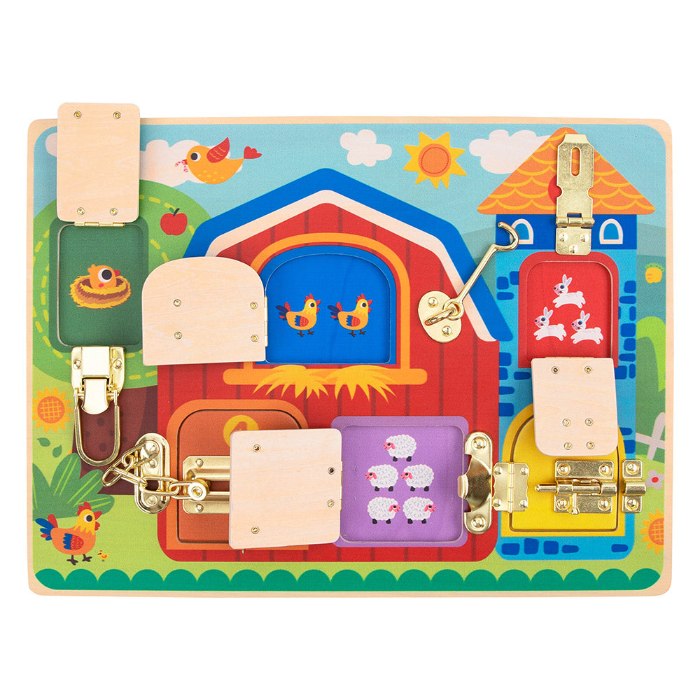 Farm Latches Activity Board - Kid's Stuff Superstore