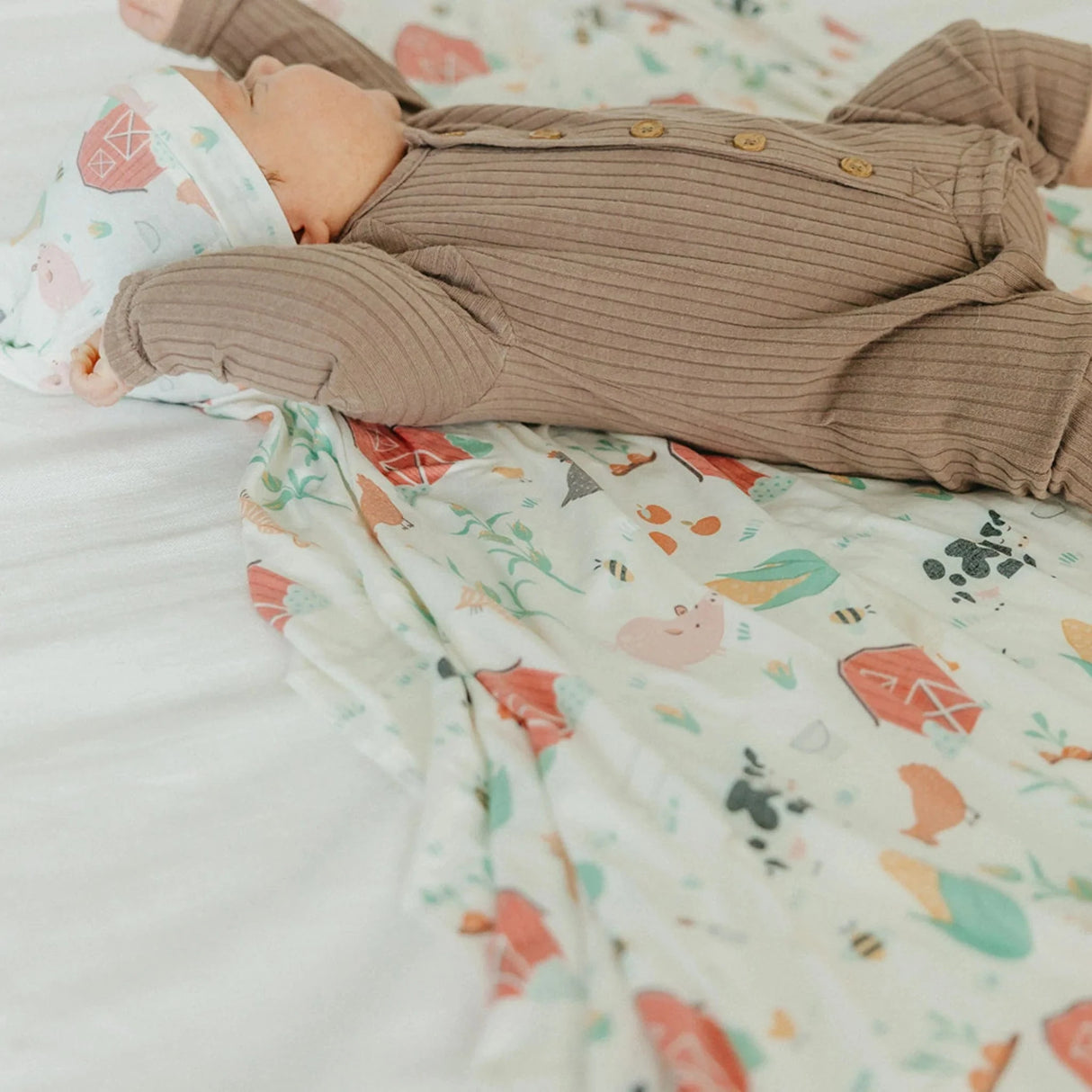 Copper Pearl Swaddle Blanket - Farmstead - Kid's Stuff Superstore