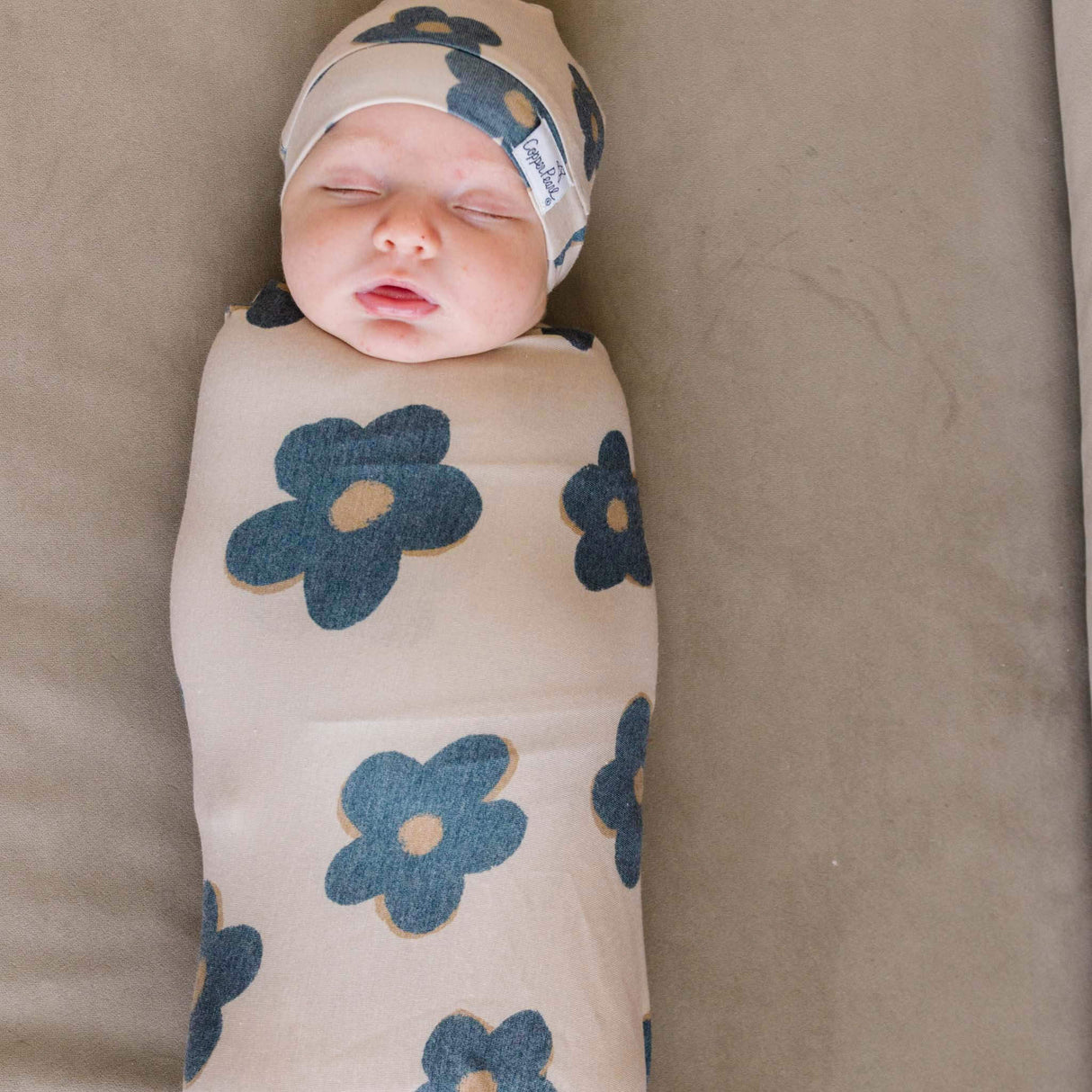 Copper Pearl Swaddle Blanket - Gemma in Tan - Kid's Stuff Superstore