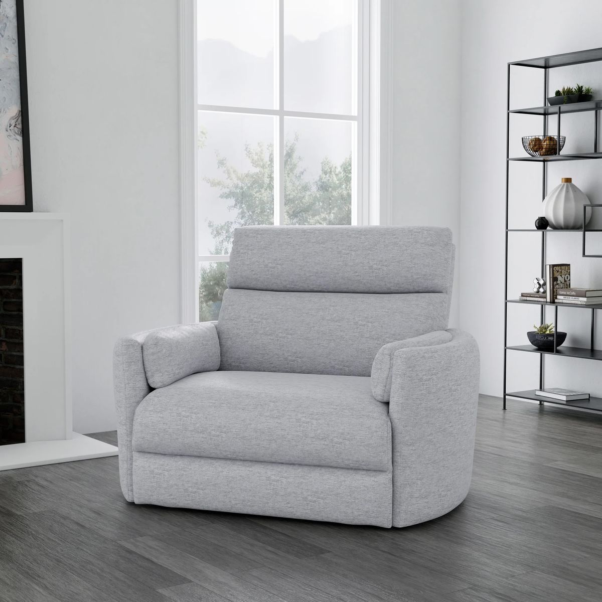 Brixy Venice XL Power Recliner - Grey - Kid's Stuff Superstore