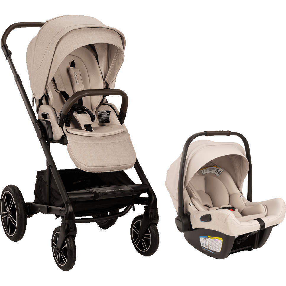 Nuna MIXX Next with Magnetic Buckle + PIPA Aire RX Infant Car Seat with Relx base Travel System - Kid's Stuff Superstore