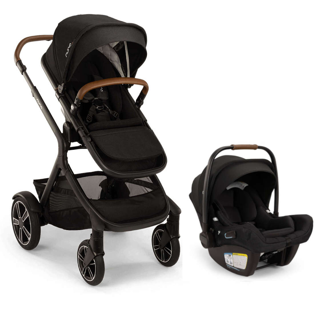 Nuna DEMI Next Stroller + PIPA Aire RX Infant Car Seat Travel System - Kid's Stuff Superstore