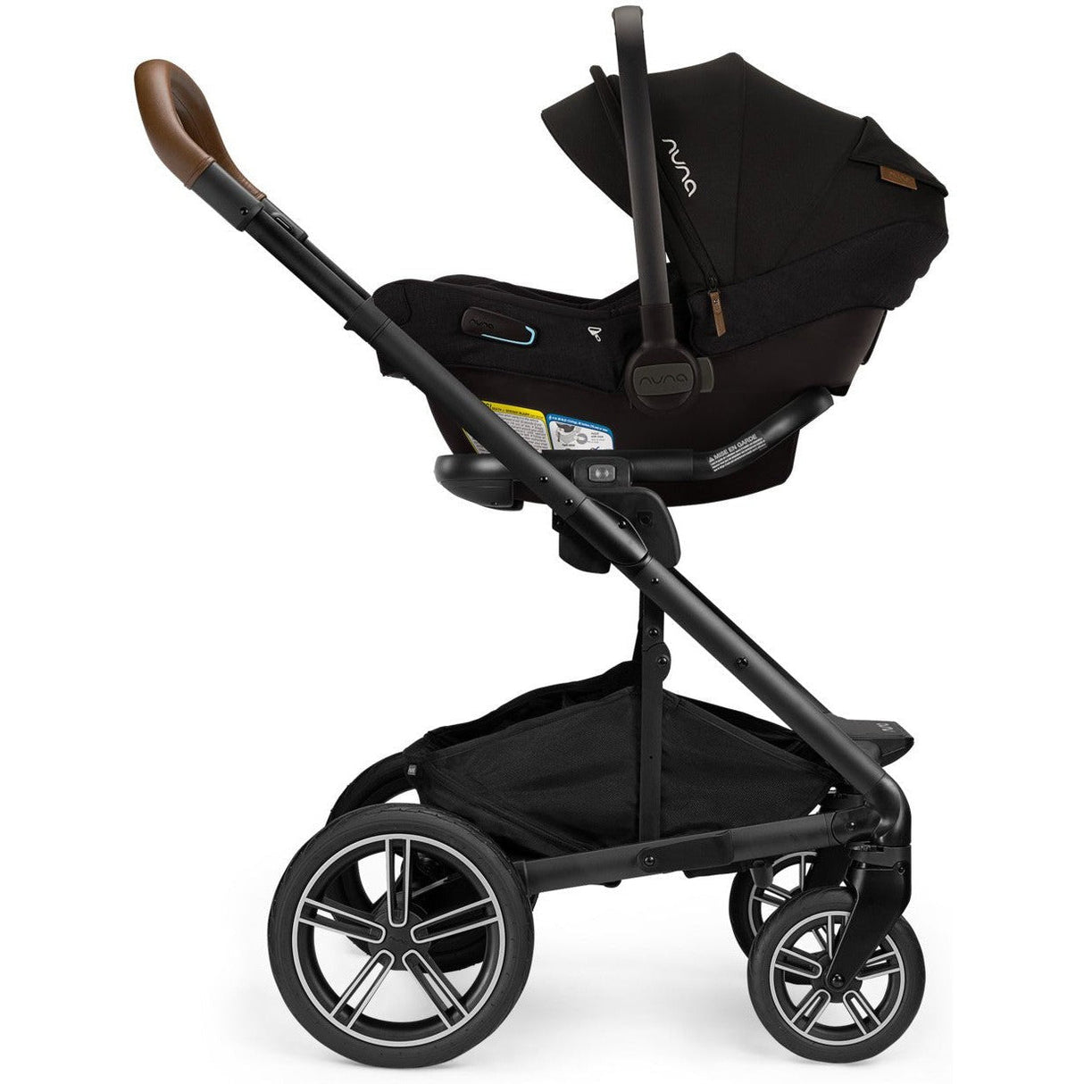 Nuna MIXX Next with Magnetic Buckle + PIPA Aire RX Infant Car Seat with Relx base Travel System - Kid's Stuff Superstore