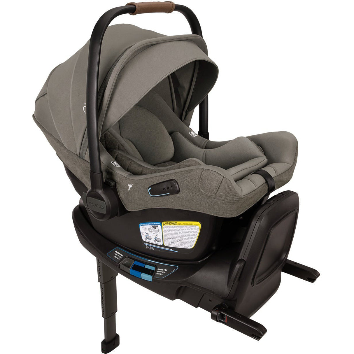 Nuna MIXX Next with Magnetic Buckle + PIPA Aire RX Infant Car Seat with Relx base Travel System - Kid's Stuff Superstore