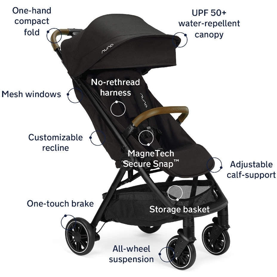 Nuna TRVL Stroller + Carry Bag - Kid's Stuff Superstore