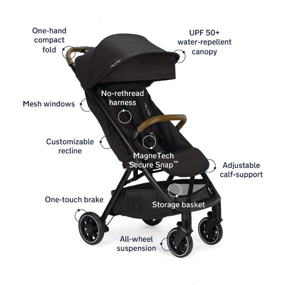 Nuna TRVL Stroller + Carry Bag - Kid's Stuff Superstore
