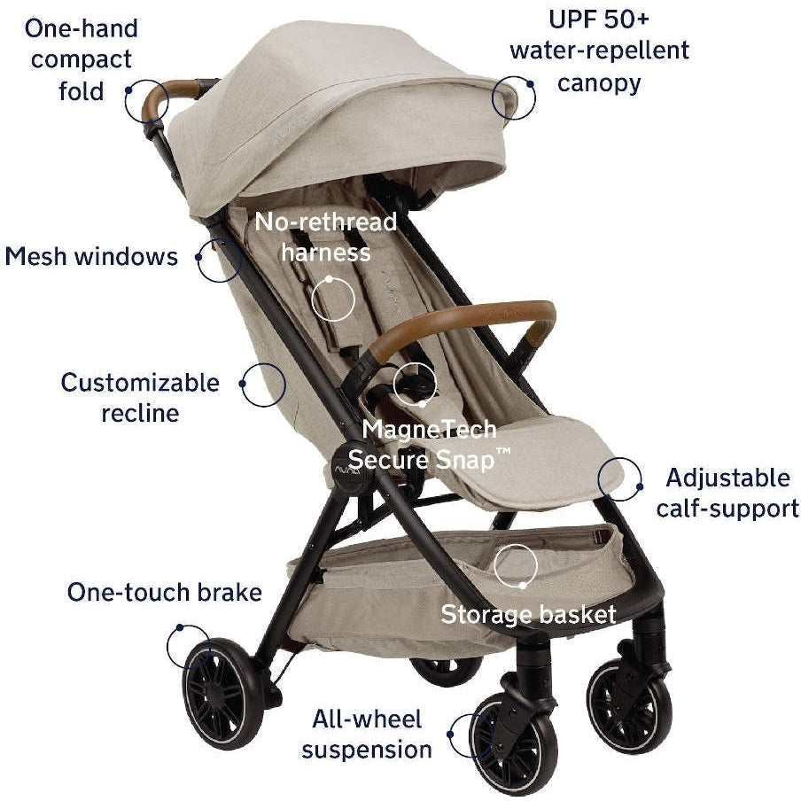 Nuna TRVL Stroller + Carry Bag - Kid's Stuff Superstore