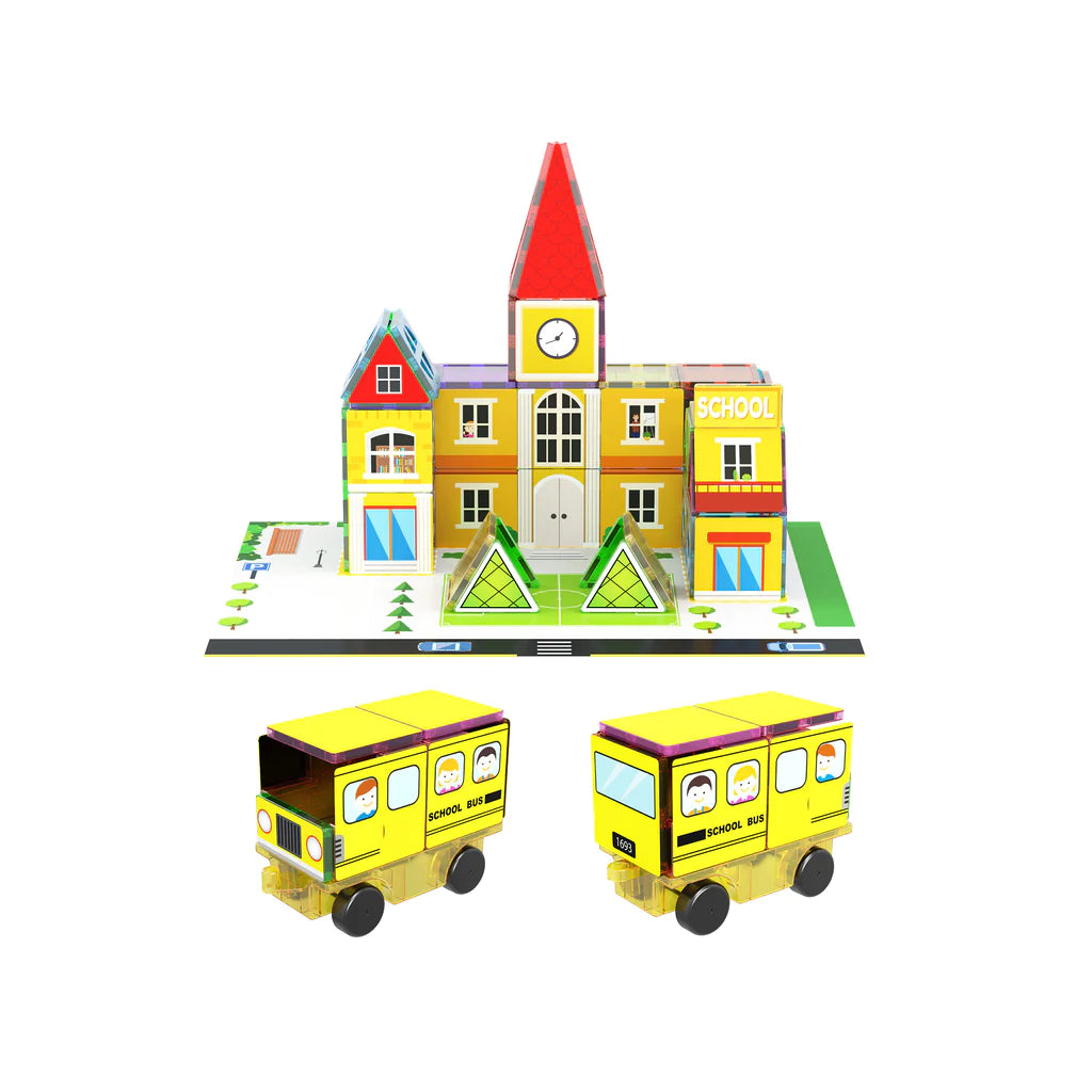 PicassoTiles 150 Piece School Theme Set - Kid's Stuff Superstore