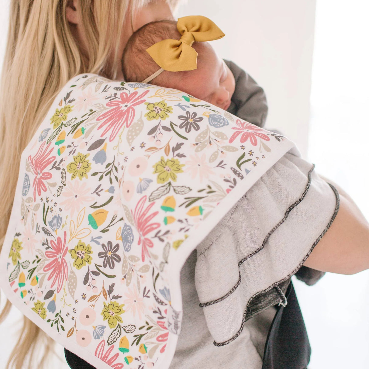 Copper Pearl Premium Baby Burp Cloths 3-Pack - Olive - Kid's Stuff Superstore