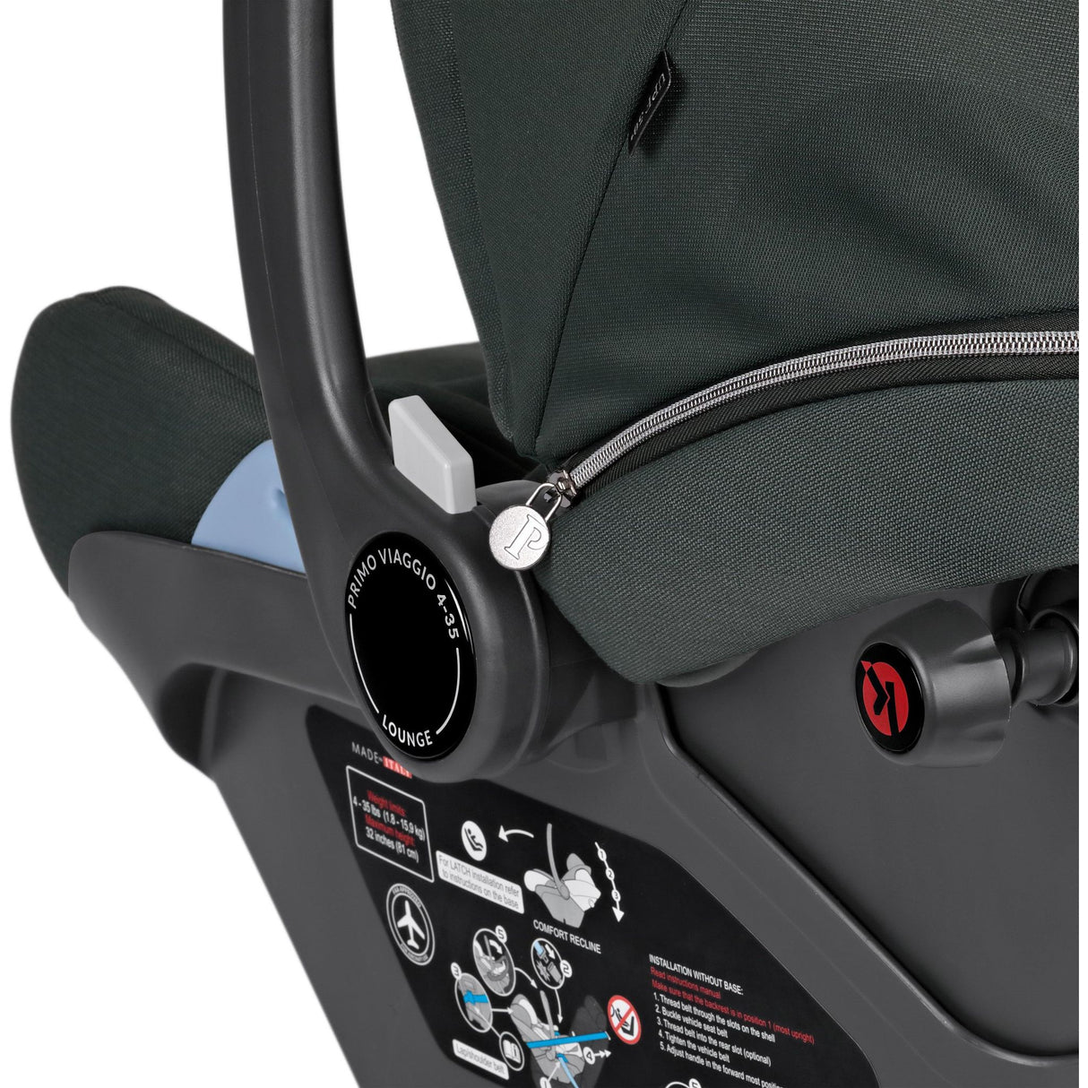 PEG Primo Viaggio Lounge Infant Car Seat + Load Leg Base - Kid's Stuff Superstore