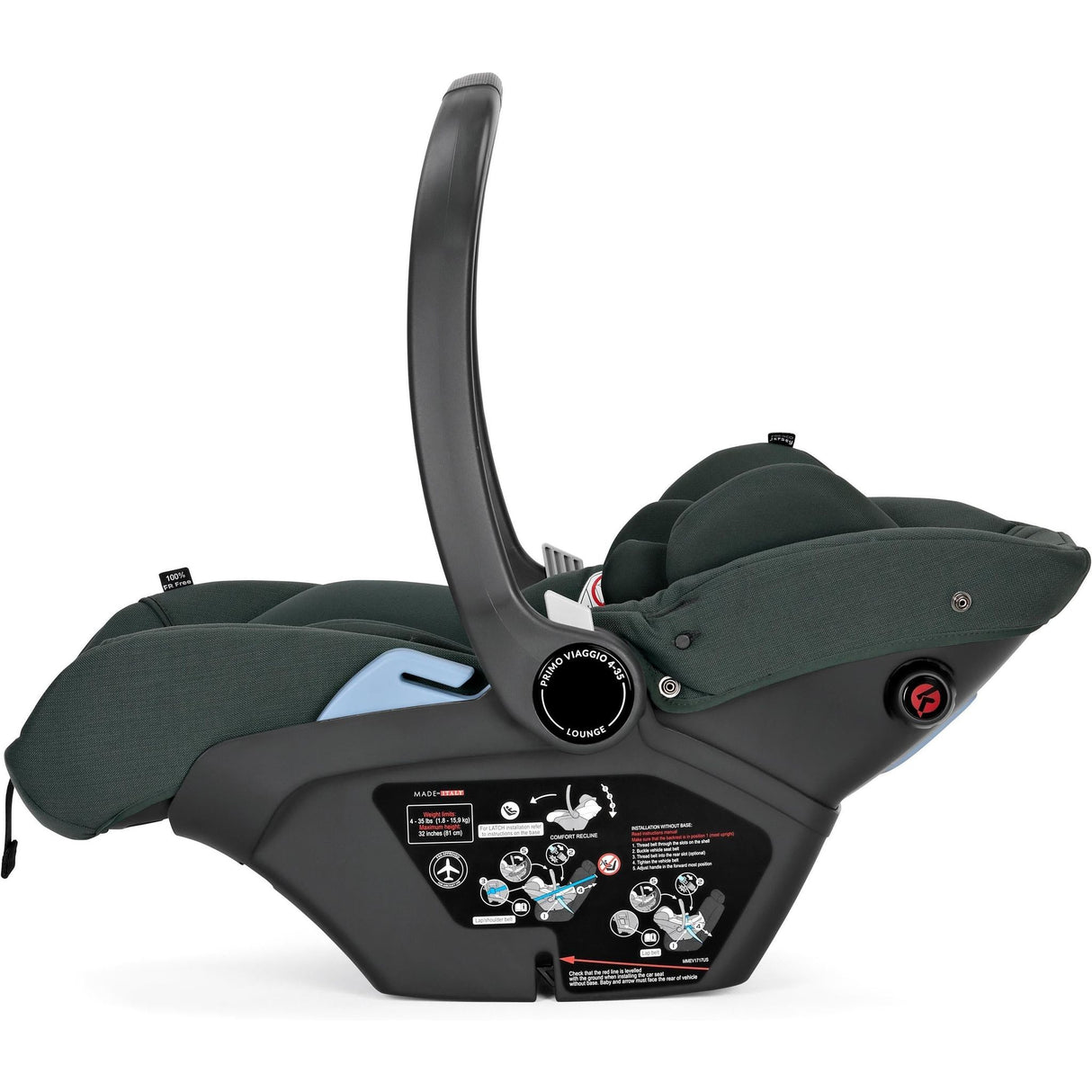 PEG Primo Viaggio Lounge Infant Car Seat + Load Leg Base - Kid's Stuff Superstore