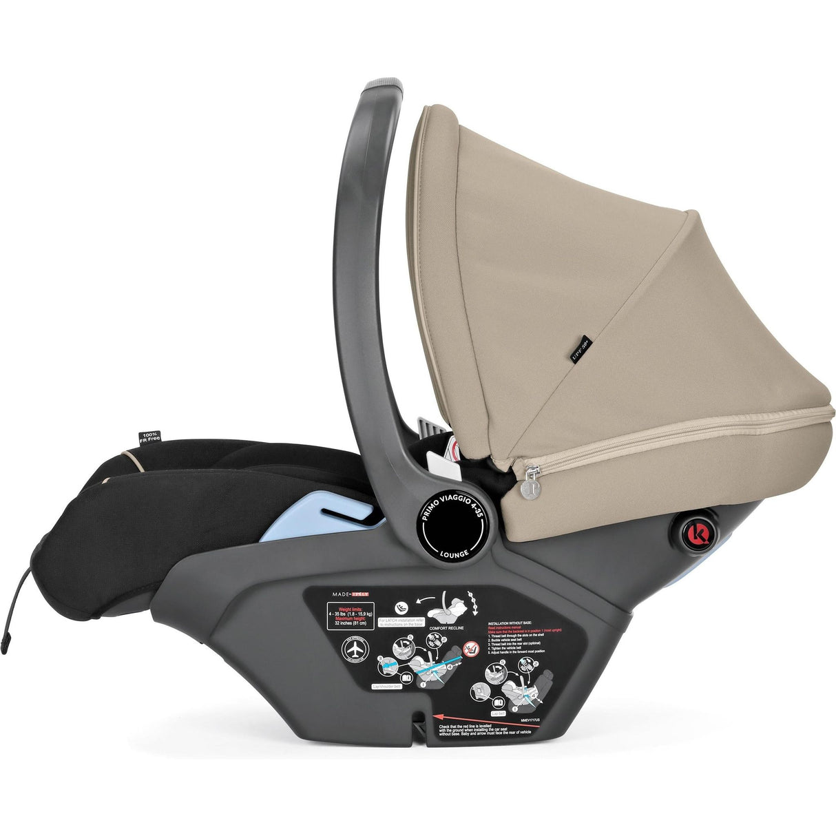 PEG Primo Viaggio Lounge Infant Car Seat + Load Leg Base - Kid's Stuff Superstore