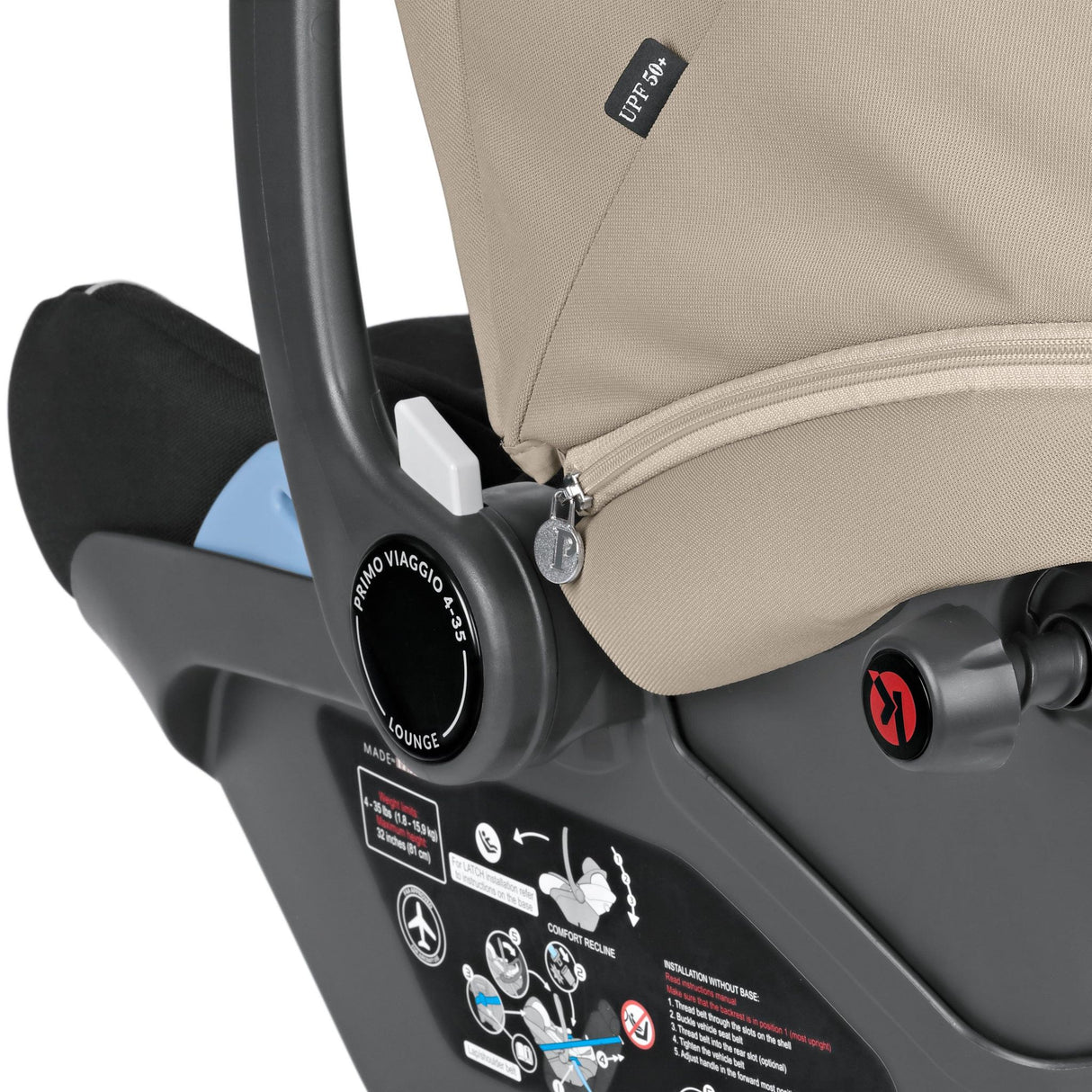 PEG Primo Viaggio Lounge Infant Car Seat + Load Leg Base - Kid's Stuff Superstore