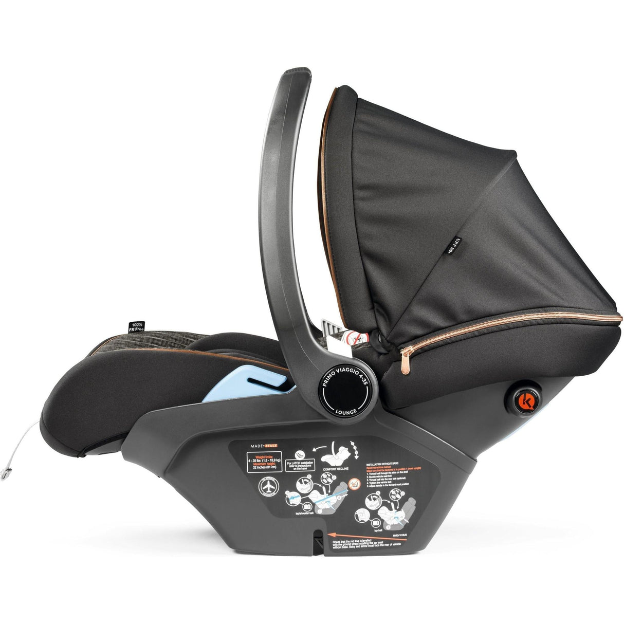 PEG Primo Viaggio Lounge Infant Car Seat + Load Leg Base - Kid's Stuff Superstore