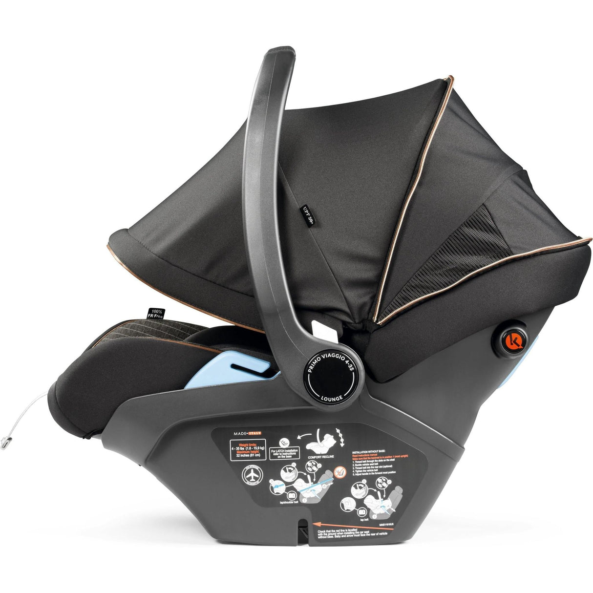 PEG Primo Viaggio Lounge Infant Car Seat + Load Leg Base - Kid's Stuff Superstore