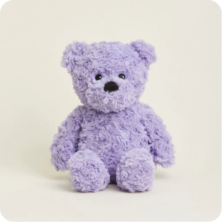 Warmies 13" Plush Animals - Purple Bear - Kid's Stuff Superstore