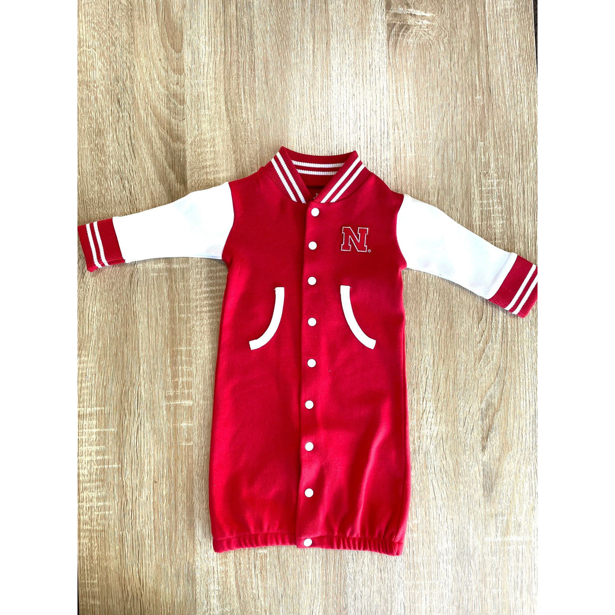 Husker Convertible Romper- Red - Kid's Stuff Superstore