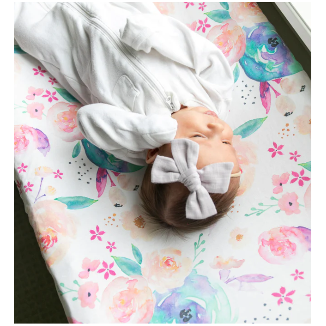 Copper Pearl Bloom Premium Knit Diaper Changing Pad Cover - Kid's Stuff Superstore