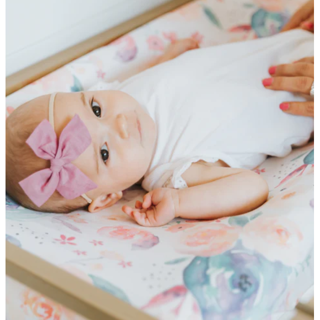 Copper Pearl Bloom Premium Knit Diaper Changing Pad Cover - Kid's Stuff Superstore