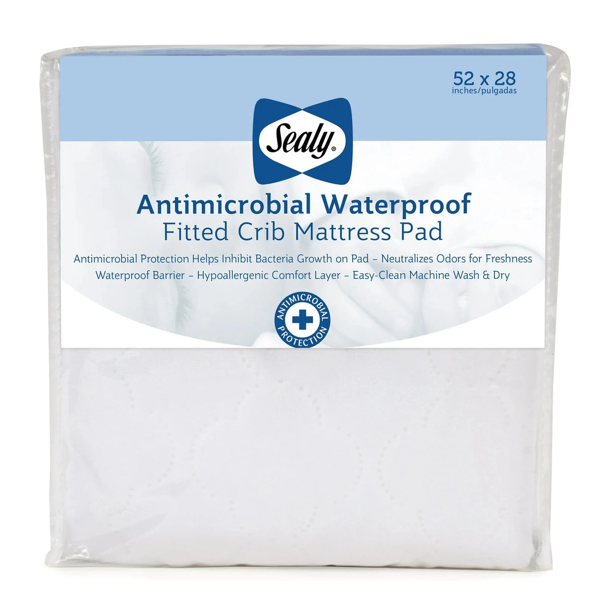 Antimicrobial Waterproof Fitted Crib Mattress Pad - Kid's Stuff Superstore