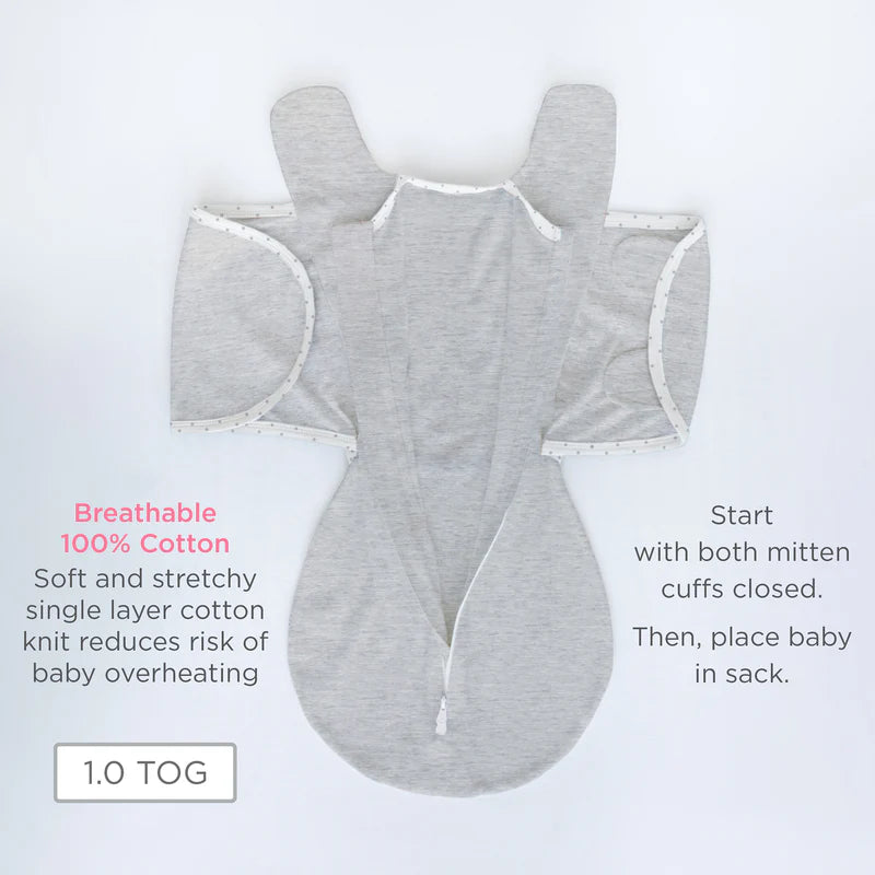 Swaddle Designs Omni Swaddle Sack - Heathered Green Turtle - Kid's Stuff Superstore