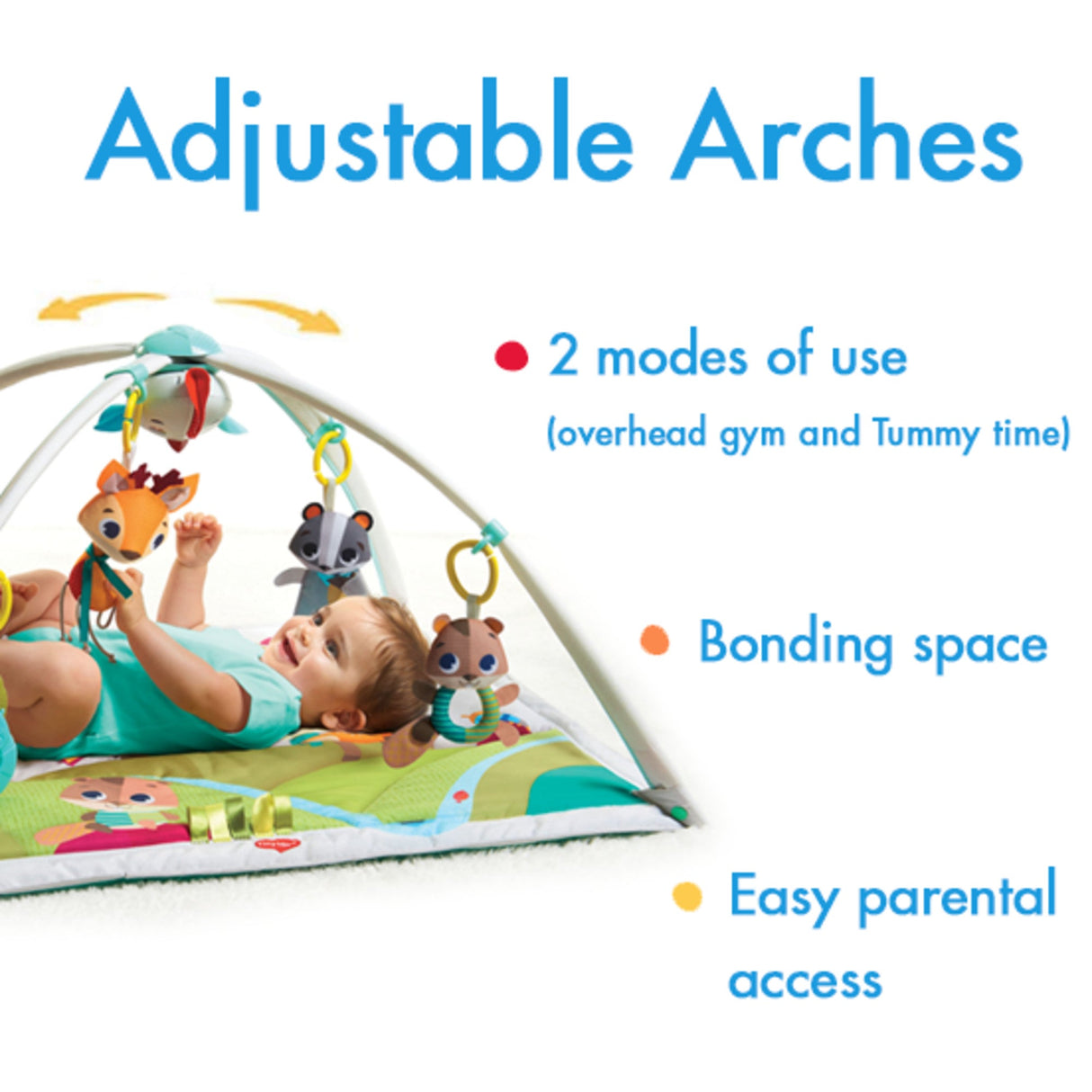 Tiny Love Into The Forest Gymini Deluxe Activity Gym Play Mat - Kid's Stuff Superstore