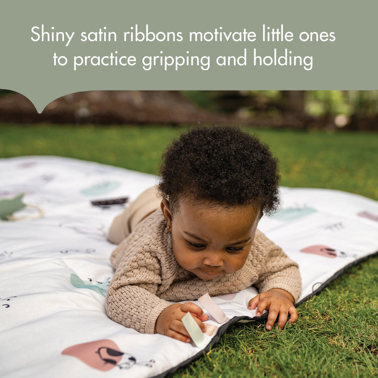 Tiny Love Black & White XL Outdoor Mat - Kid's Stuff Superstore