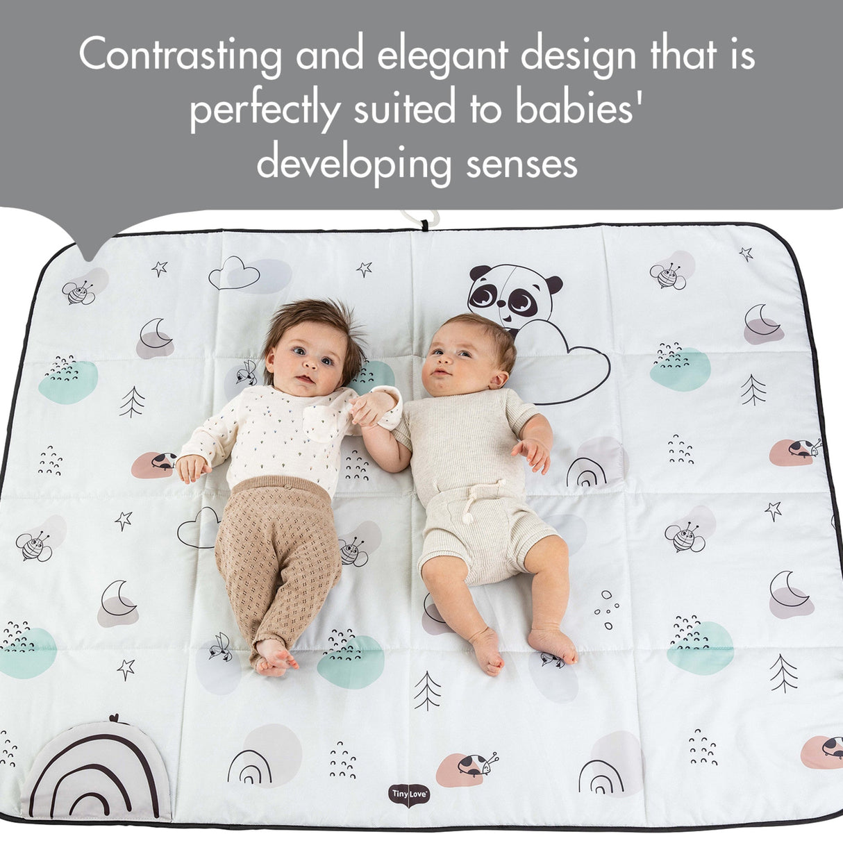 Tiny Love Black & White XL Outdoor Mat - Kid's Stuff Superstore