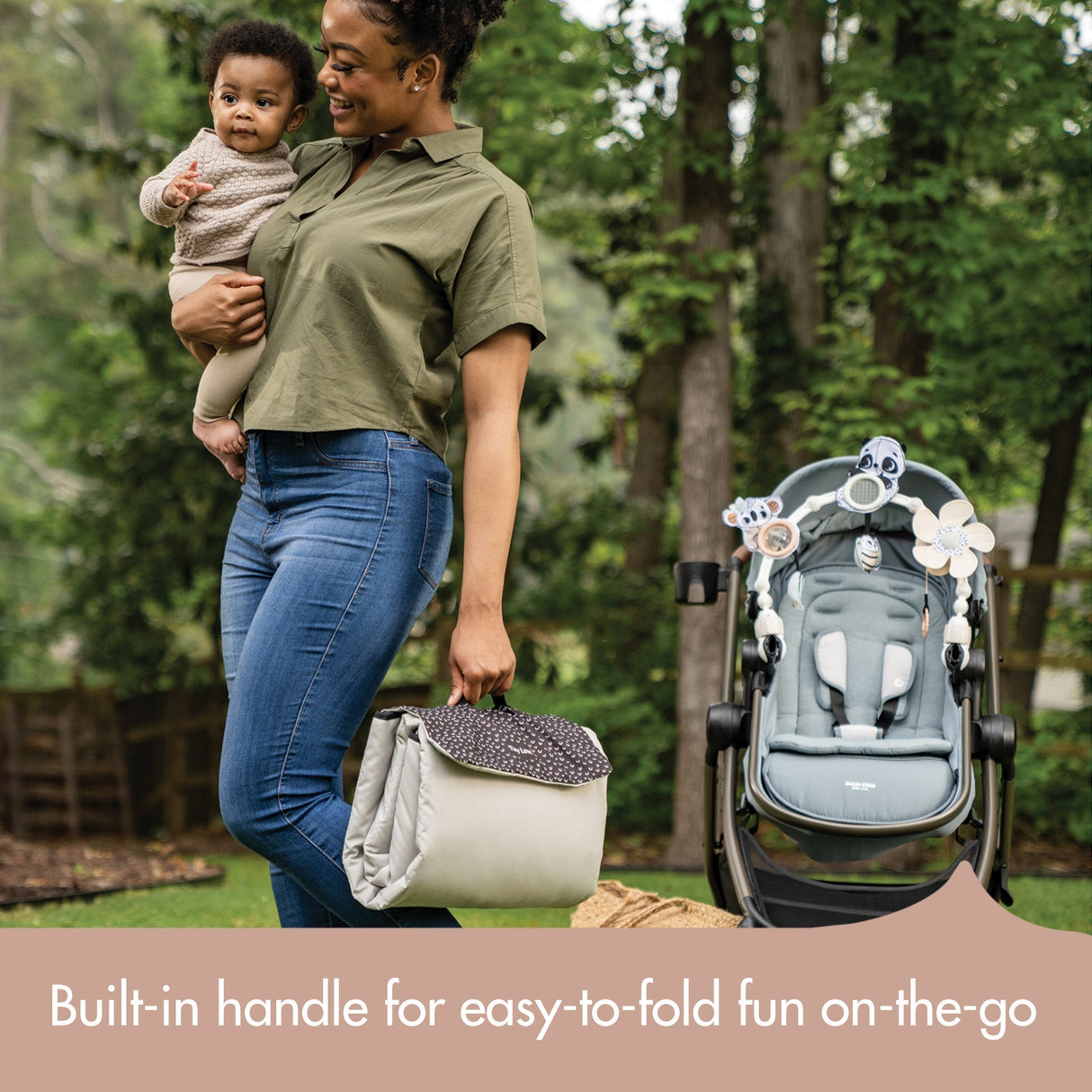 Tiny Love Black & White XL Outdoor Mat - Kid's Stuff Superstore