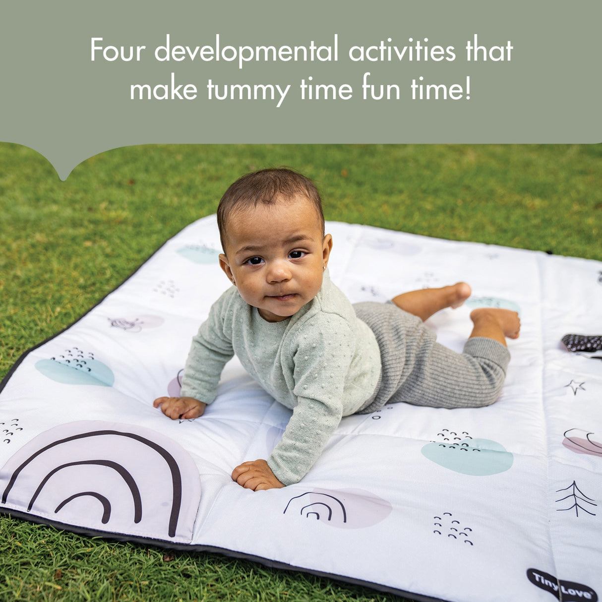 Tiny Love Black & White XL Outdoor Mat - Kid's Stuff Superstore