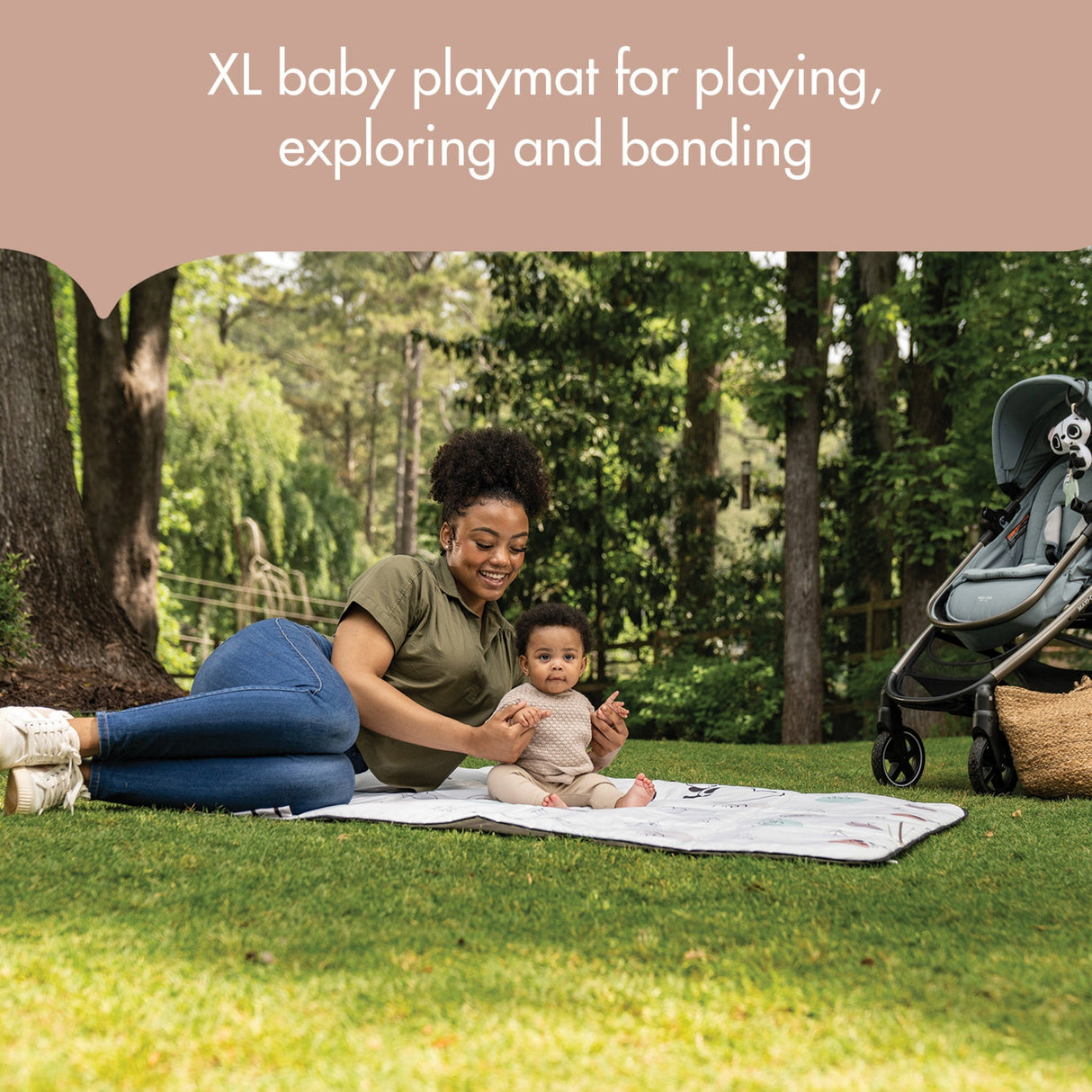 Tiny Love Black & White XL Outdoor Mat - Kid's Stuff Superstore