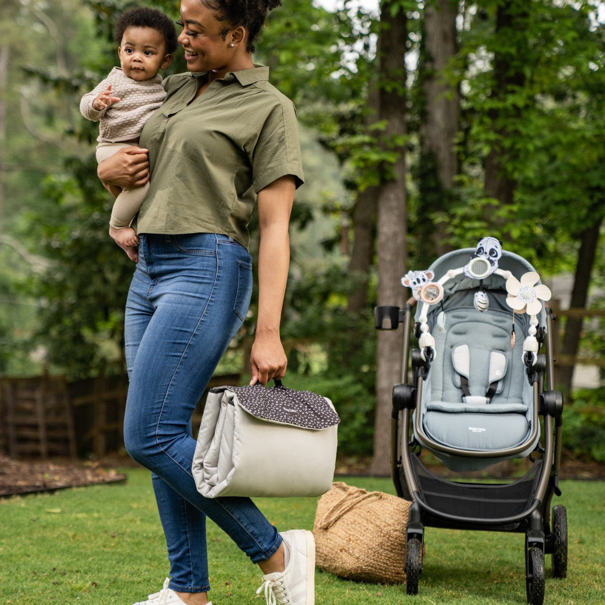 Tiny Love Black & White XL Outdoor Mat - Kid's Stuff Superstore