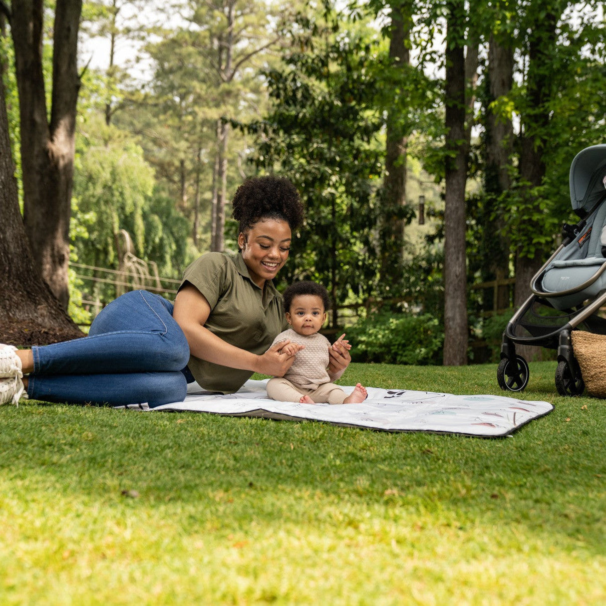 Tiny Love Black & White XL Outdoor Mat - Kid's Stuff Superstore