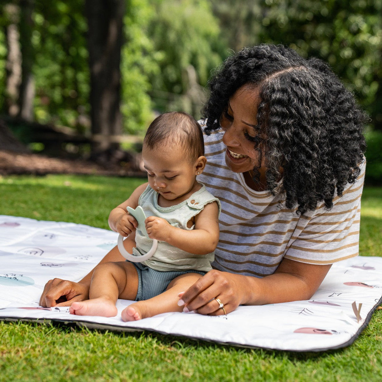 Tiny Love Black & White XL Outdoor Mat - Kid's Stuff Superstore