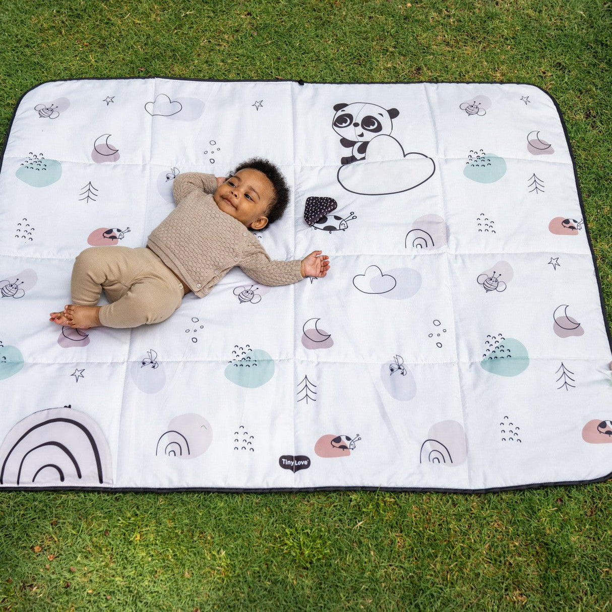 Tiny Love Black & White XL Outdoor Mat - Kid's Stuff Superstore