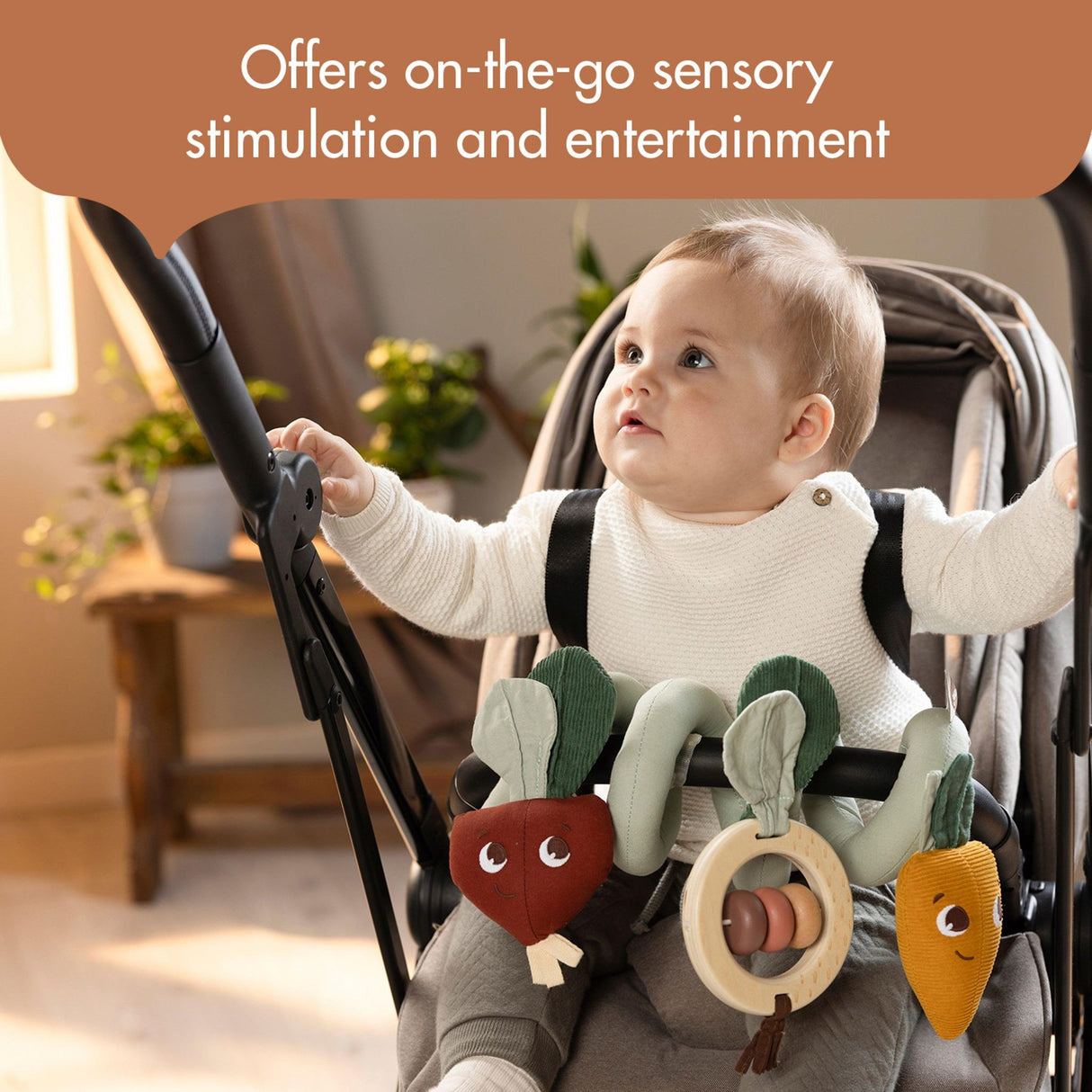 Tiny Love Spiral Stroller Activity Toy | Garden of Adventures - Kid's Stuff Superstore