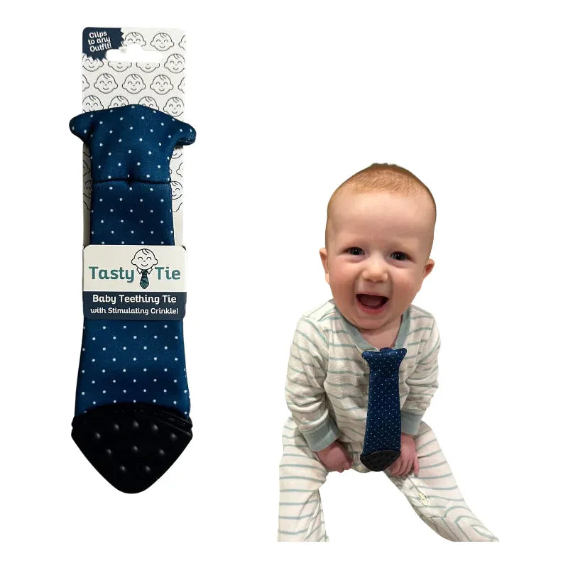 Tasty Tie Teether - Polkadot - Kid's Stuff Superstore