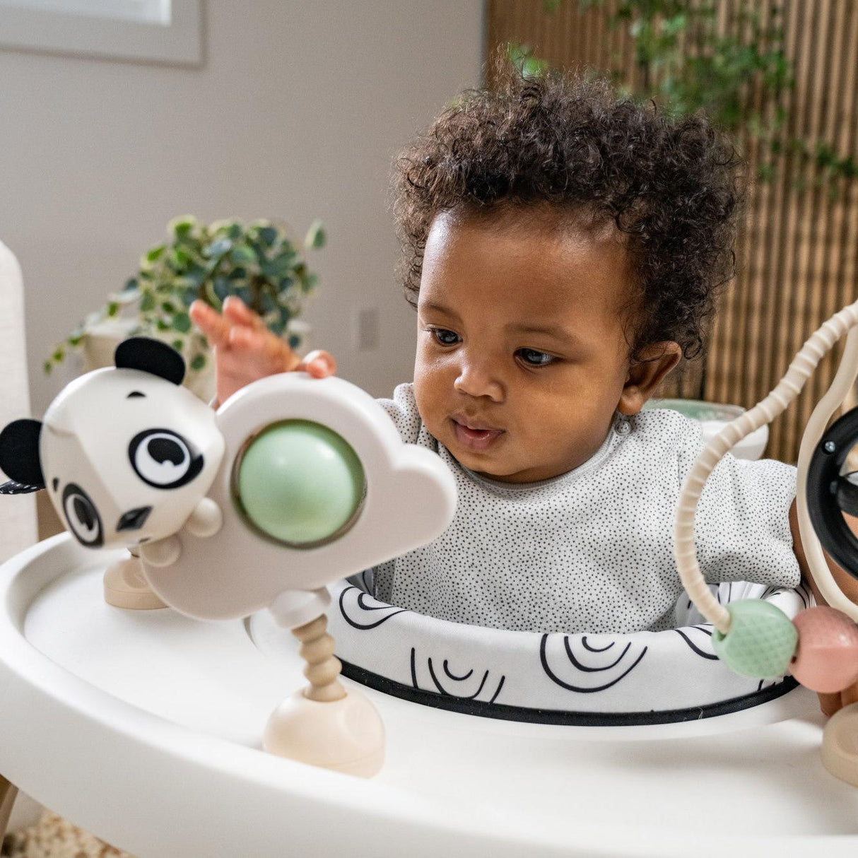 Tiny Love 5-in-1 Black & White Stationary Activity Center - Kid's Stuff Superstore