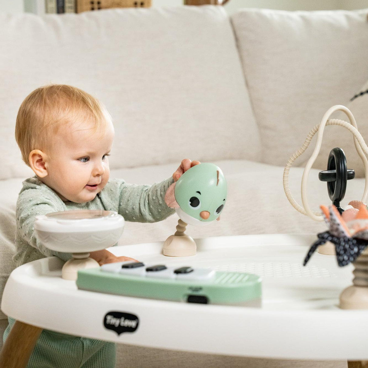 Tiny Love 5-in-1 Black & White Stationary Activity Center - Kid's Stuff Superstore